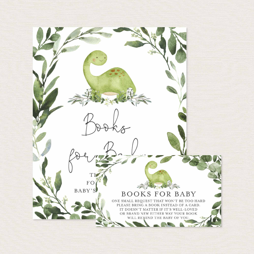 Dinosaur Baby Shower Books For Baby Printable