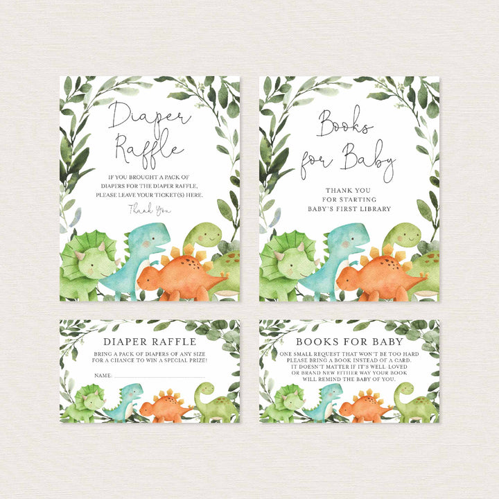 Dinosaurs Baby Shower Suite Printable
