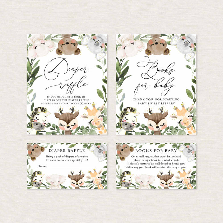 Baby Safari Baby Shower Suite Printable