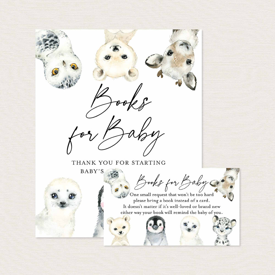 Little Arctic Baby Shower Books For Baby Printable