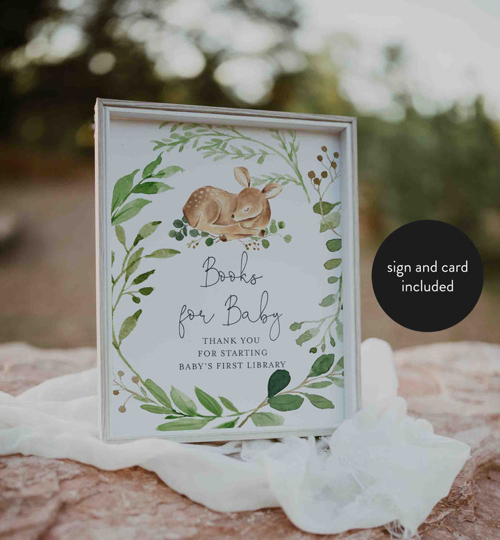 Baby Deer Baby Shower Books For Baby Printable