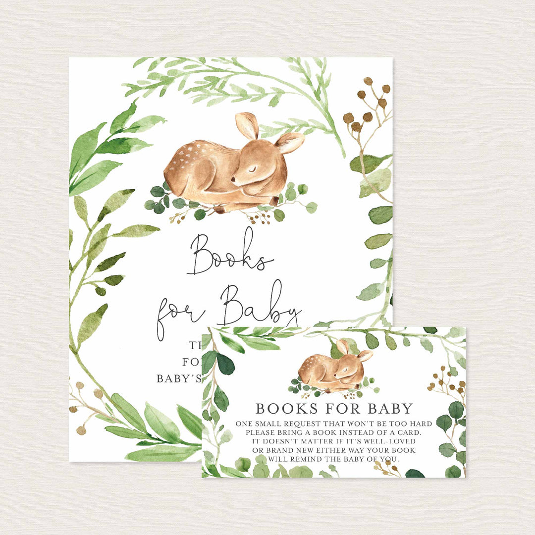 Baby Deer Baby Shower Books For Baby Printable