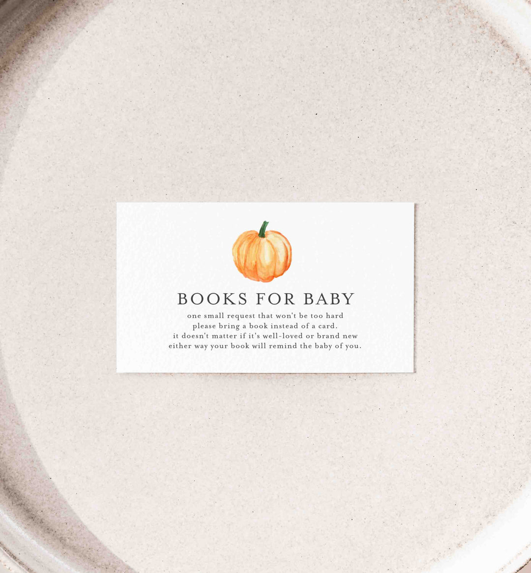 Little Pumpkin Baby Shower Books For Baby Printable