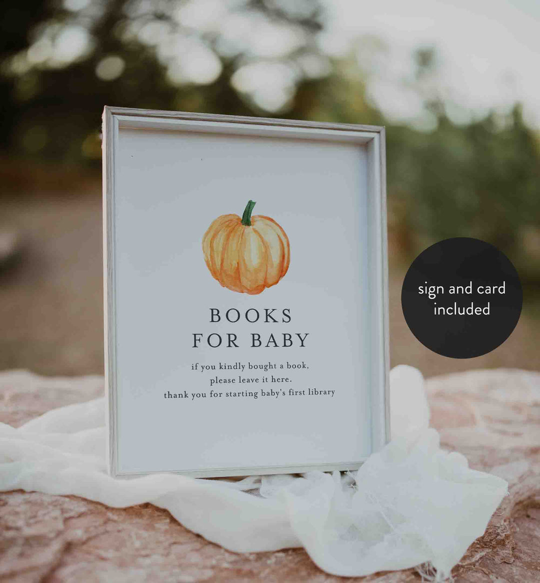 Little Pumpkin Baby Shower Books For Baby Printable