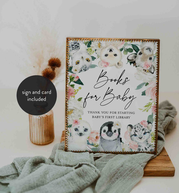 Little Arctic Blush Baby Shower Books For Baby Printable