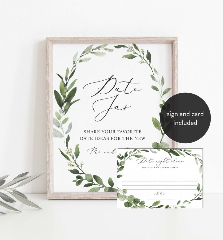 Foliage Wedding Date Night Ideas Printable