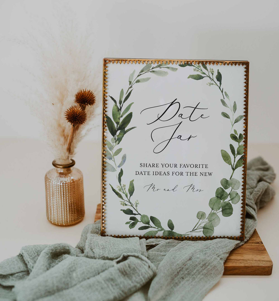 Foliage Wedding Date Night Ideas Printable