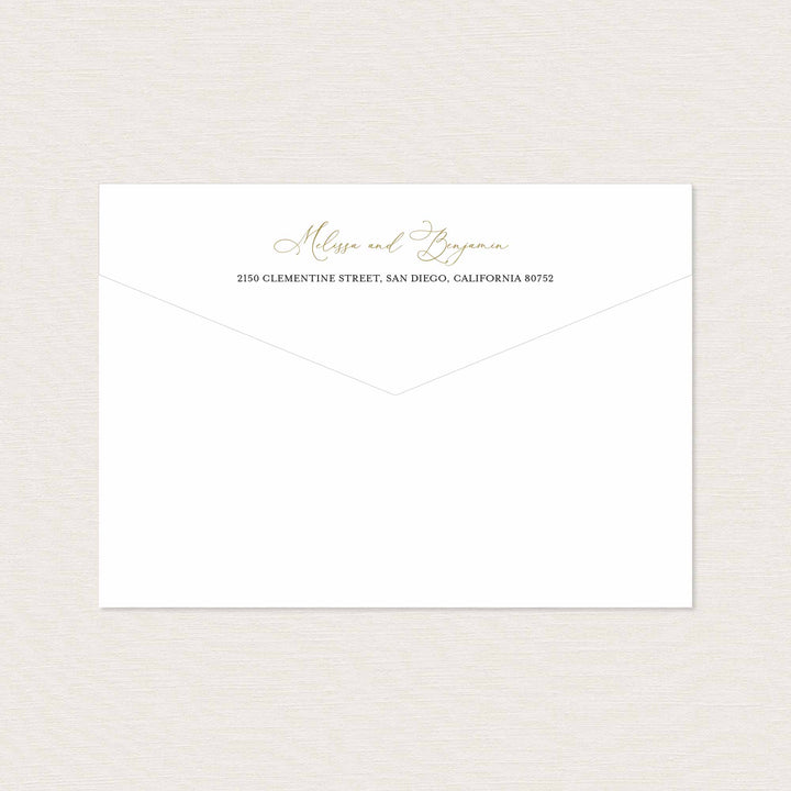 Winter Berry Wedding Envelope Addressing Printable