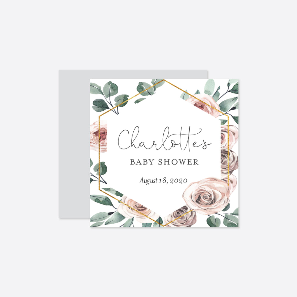 Instant Download Editable Baby Shower Template