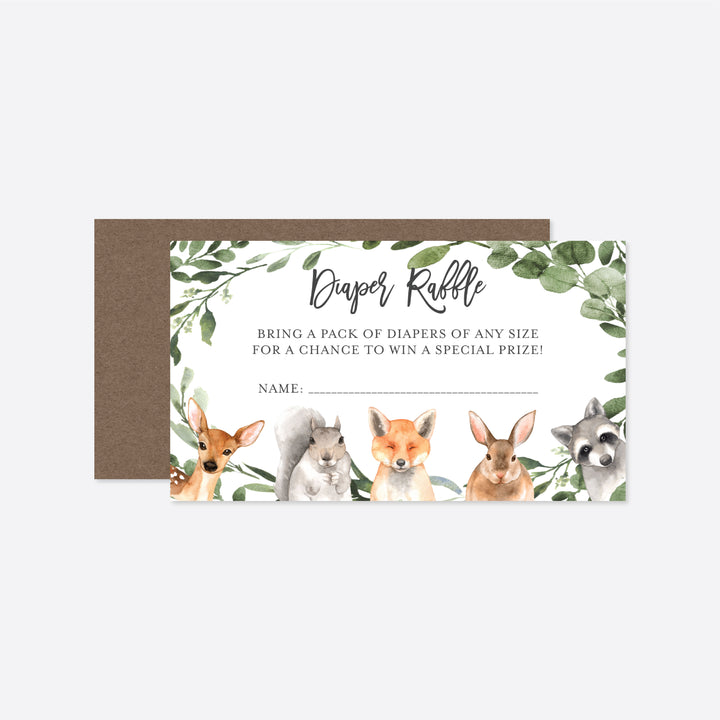 Forest Animals Baby Shower Suite Printable