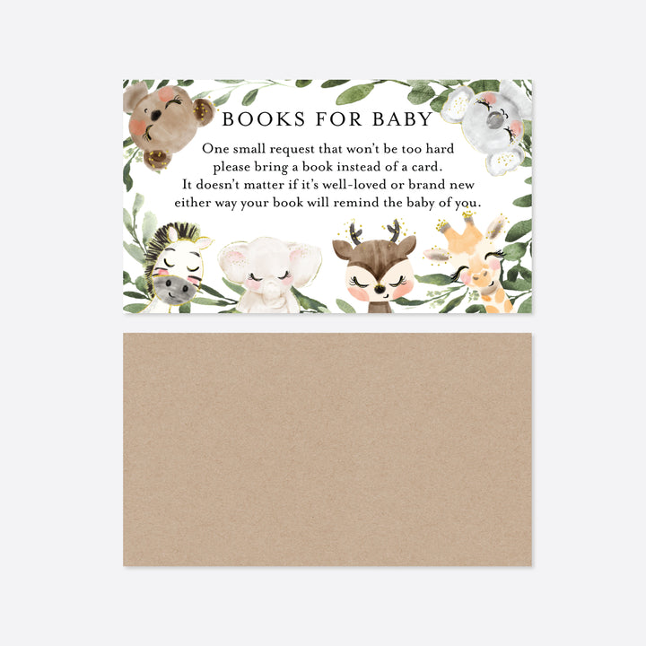 Baby Safari Baby Shower Books For Baby Printable