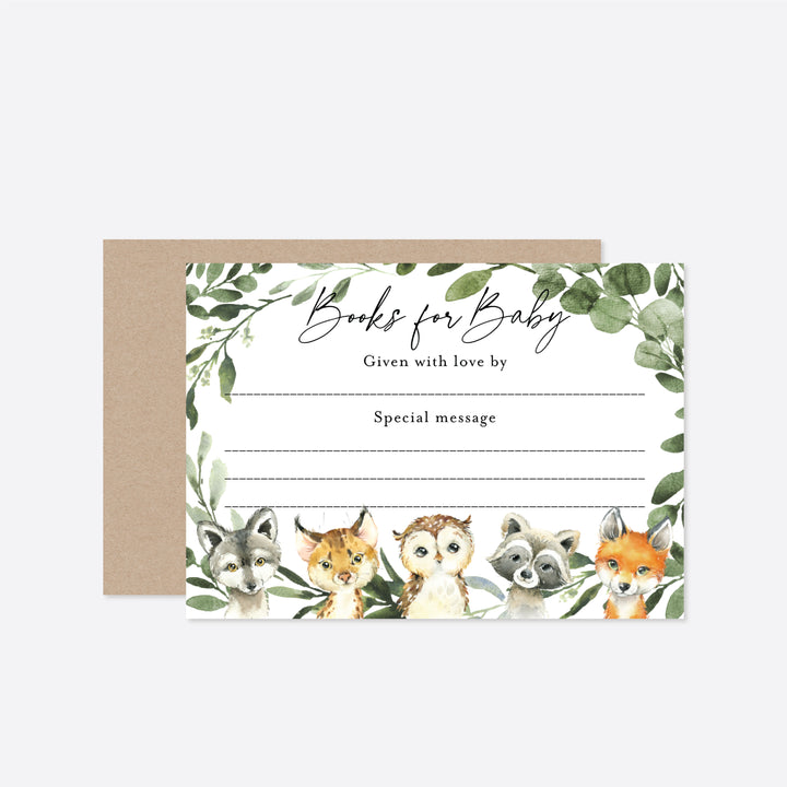 Little Woodland Baby Shower Suite Printable