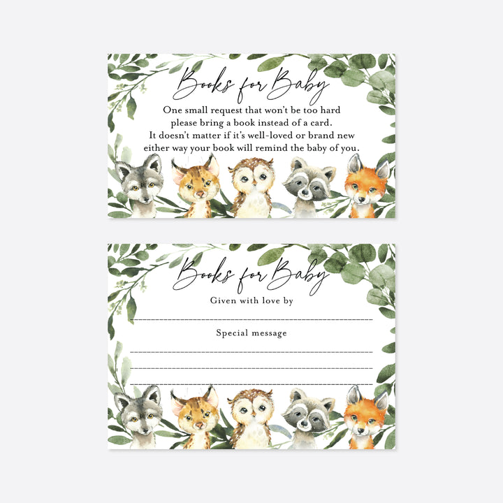 Little Woodland Baby Shower Books For Baby Printable