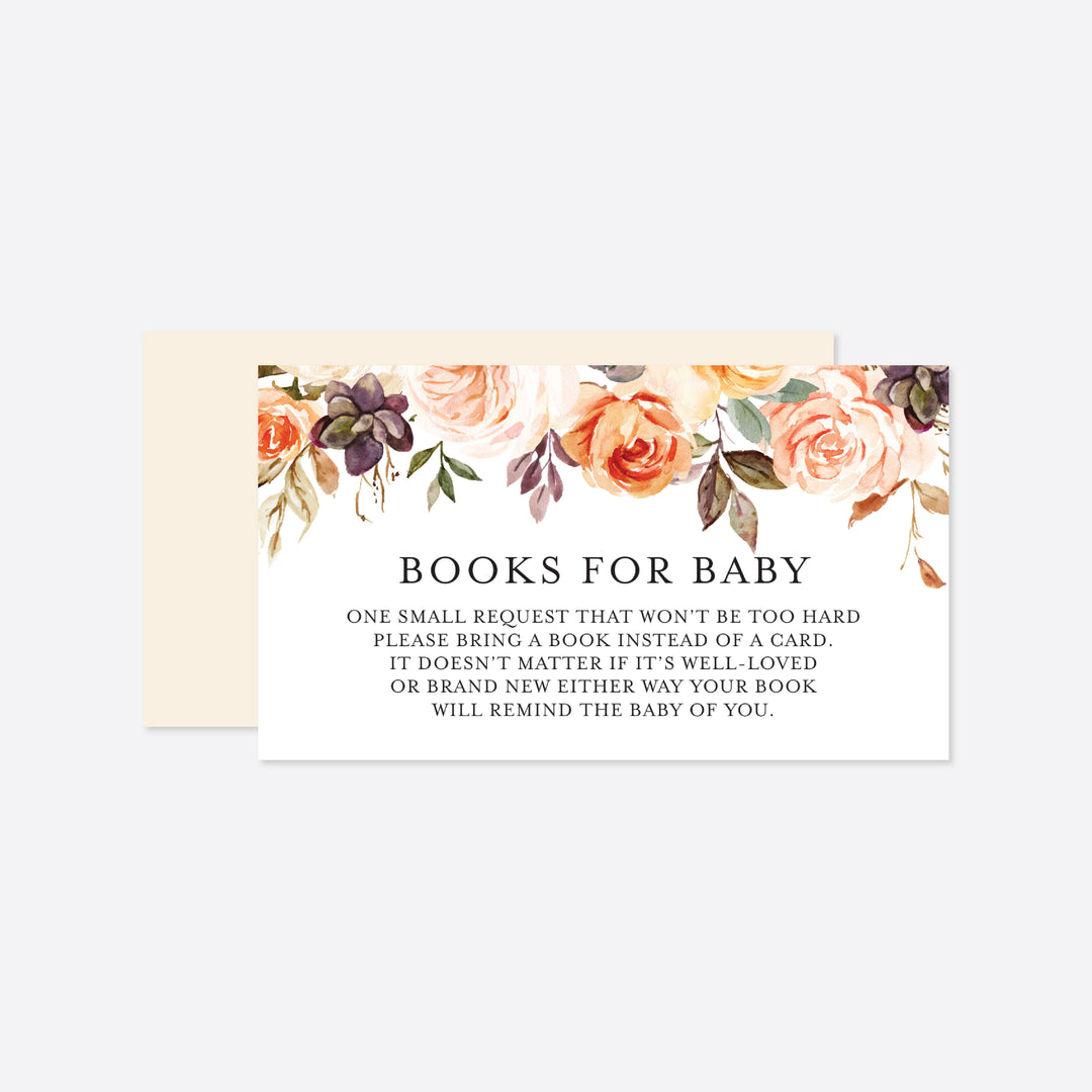 Autumn Garden Baby Shower Books For Baby Printable