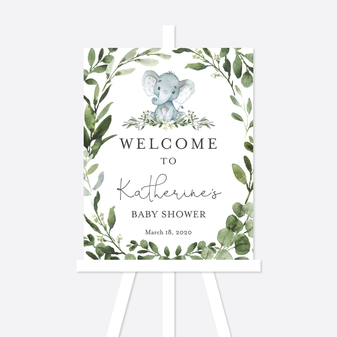 Little Peanut Baby Shower Welcome Sign Printable