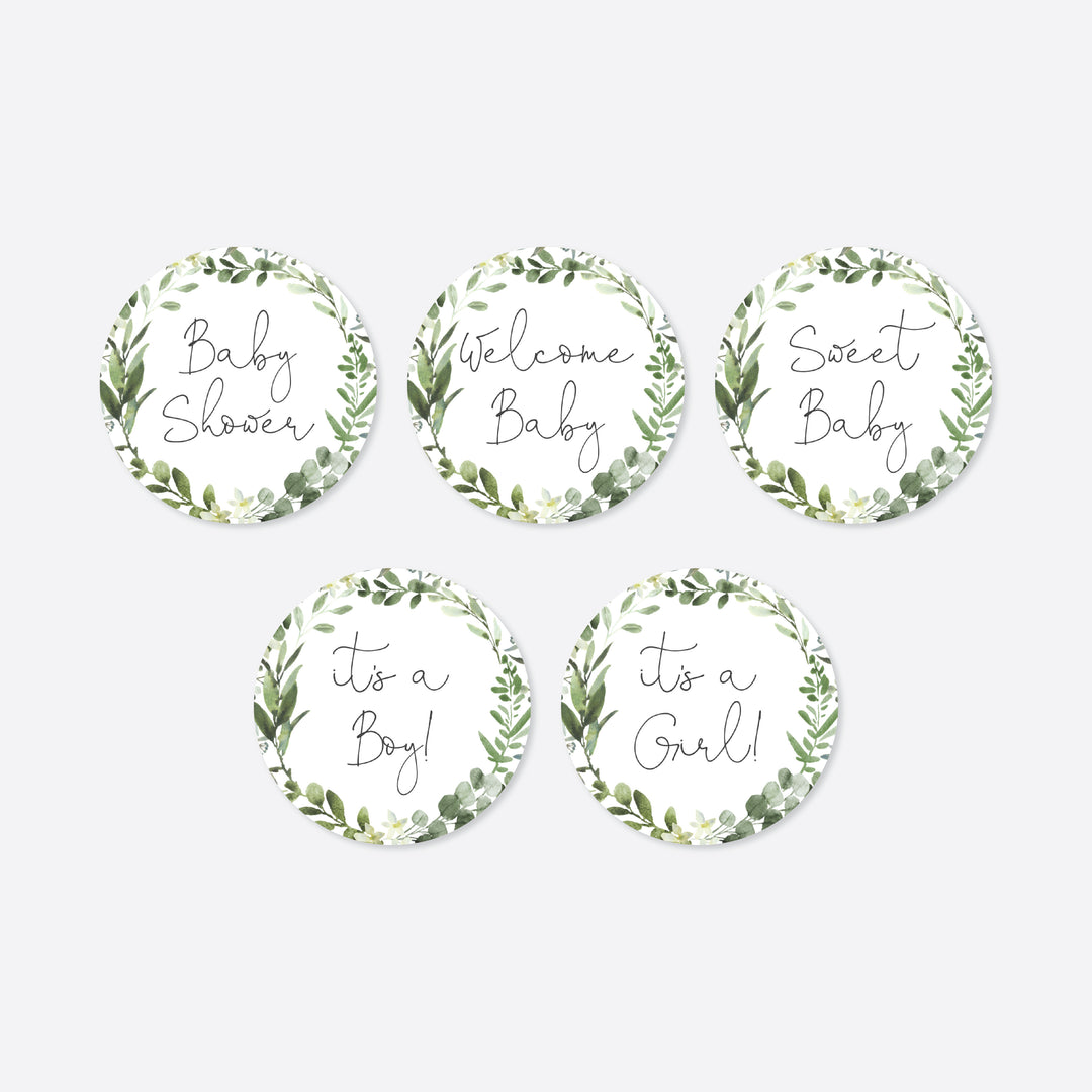 Little Safari Baby Shower Cupcake Toppers and Cupcake Wrappers Printable
