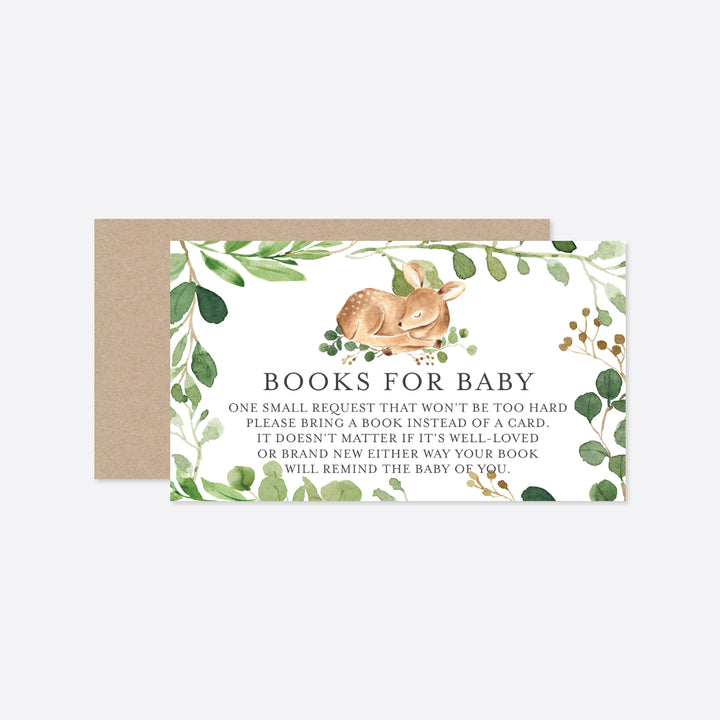 Baby Deer Baby Shower Books For Baby Printable