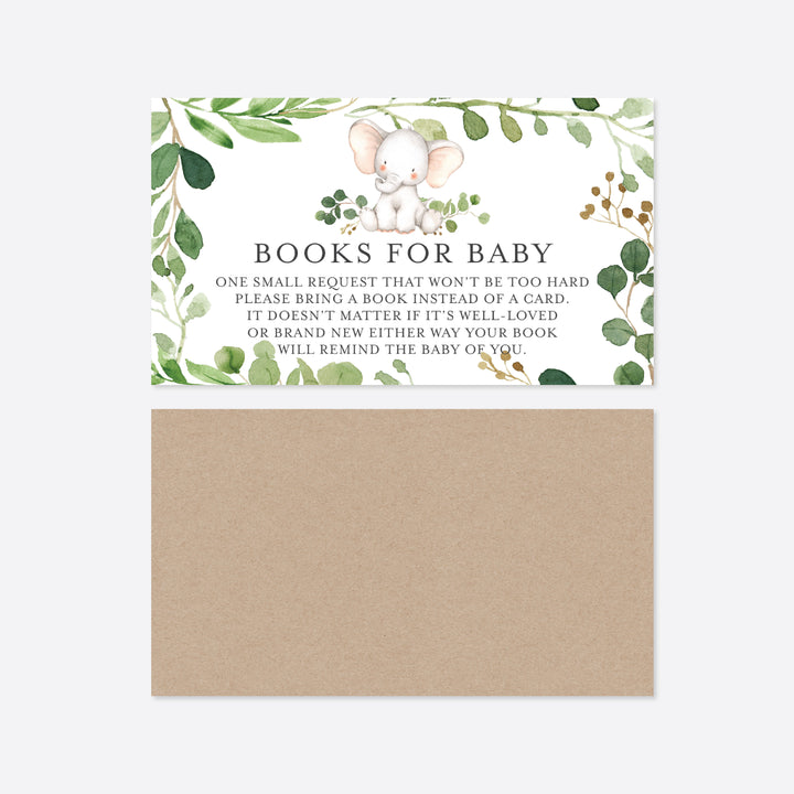 Baby Elephant Baby Shower Books For Baby Printable