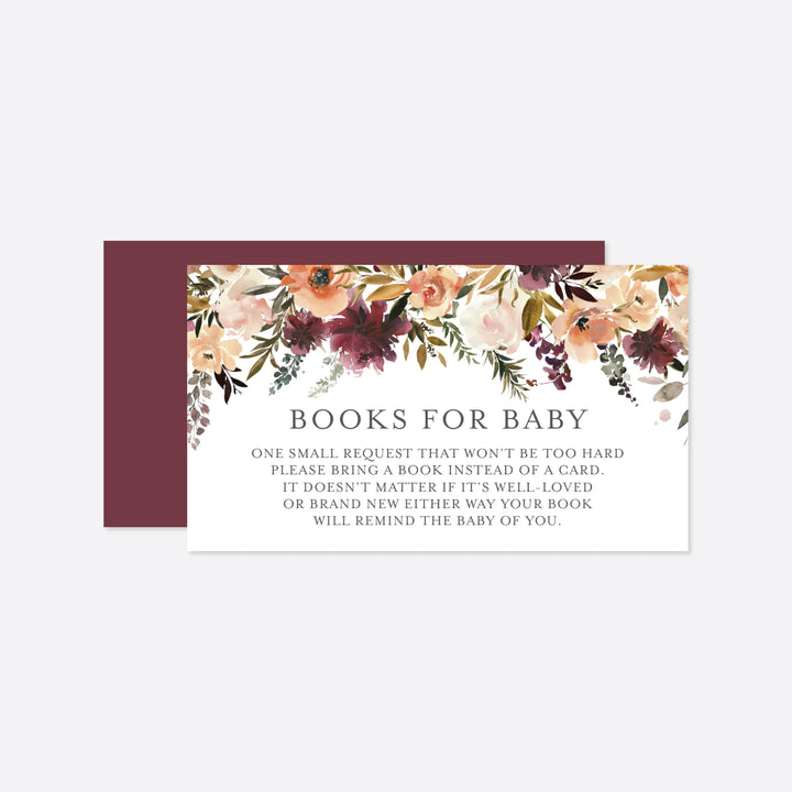 Romance Blush Baby Shower Books For Baby Printable