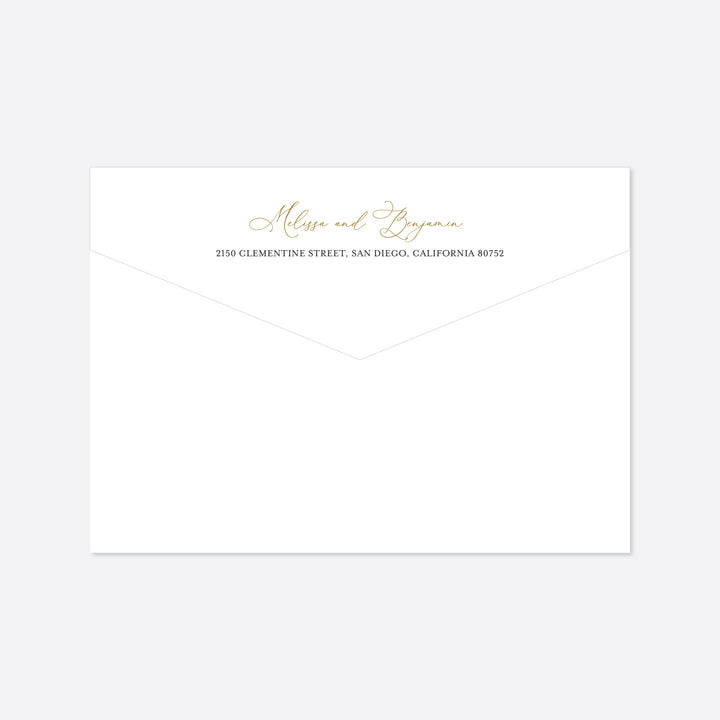 Winter Berry Wedding Envelope Addressing Printable
